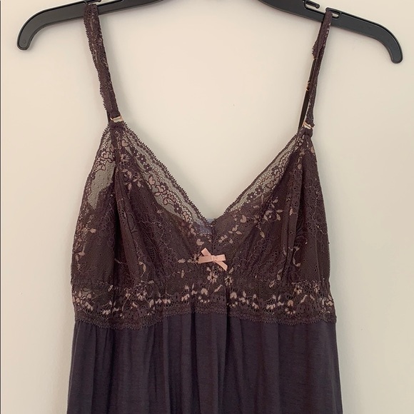 Eberjey Other - NEW Eberjey chemise slip nightgown grey and pink